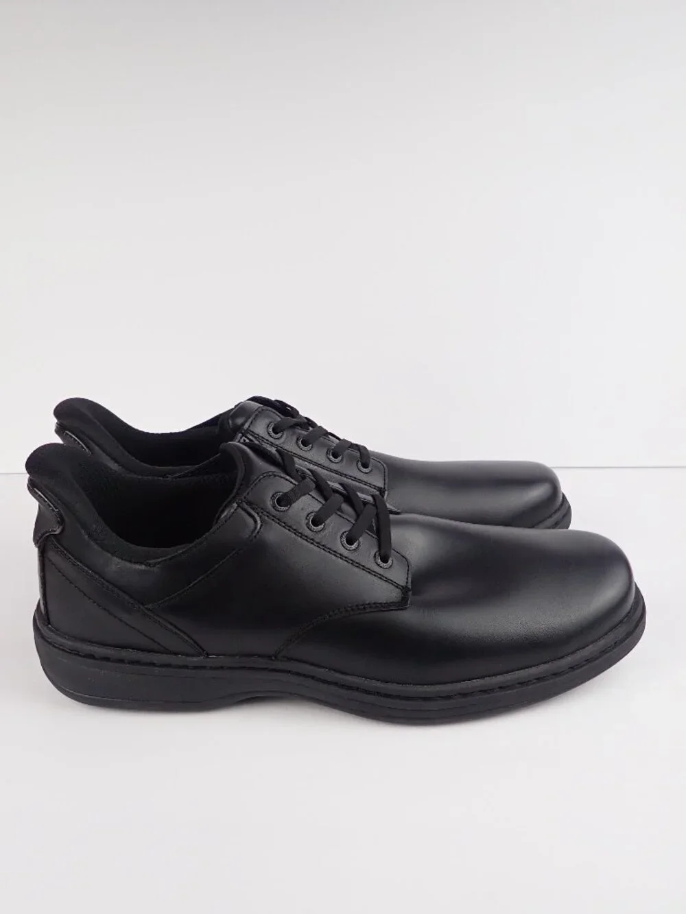 Orthofeet Claude Black Men’s 12 D Orthopedic Comfort Shoes New